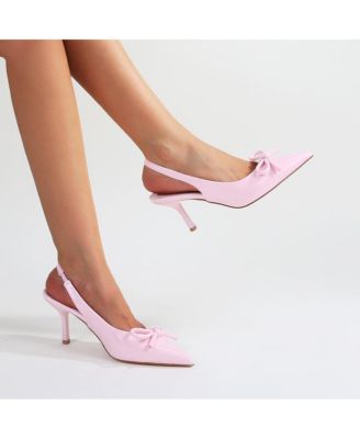 Cree Bow Accent Slingback Pumps
