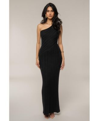Women's Fringe Knit Maxi Dress