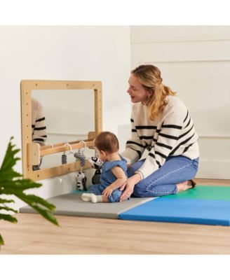 Wall-Mounted Coordination Mirror, Natural