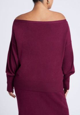 Women's Plus Size Slouchy Sweater