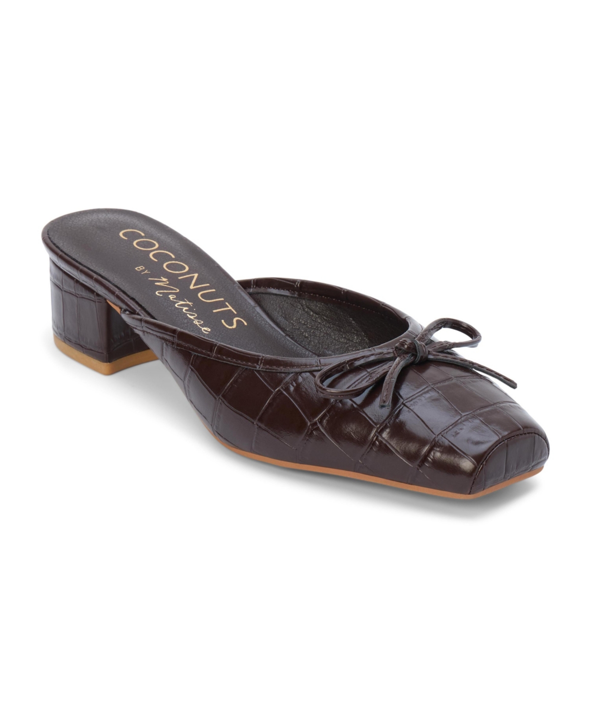 Geneva Mule - Coffee croc