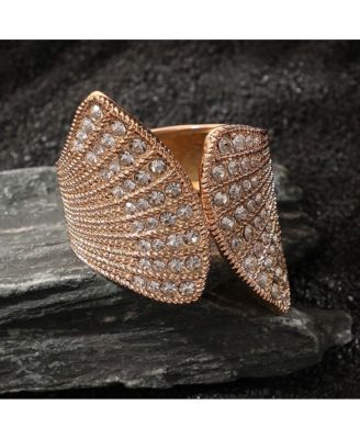 Crystal Fan Cuff Bracelet
