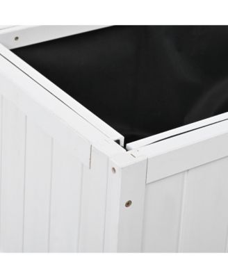 Patio Mini Wood Cold Frame, Compact 2 Doors Garden Greenhouse with Wheels