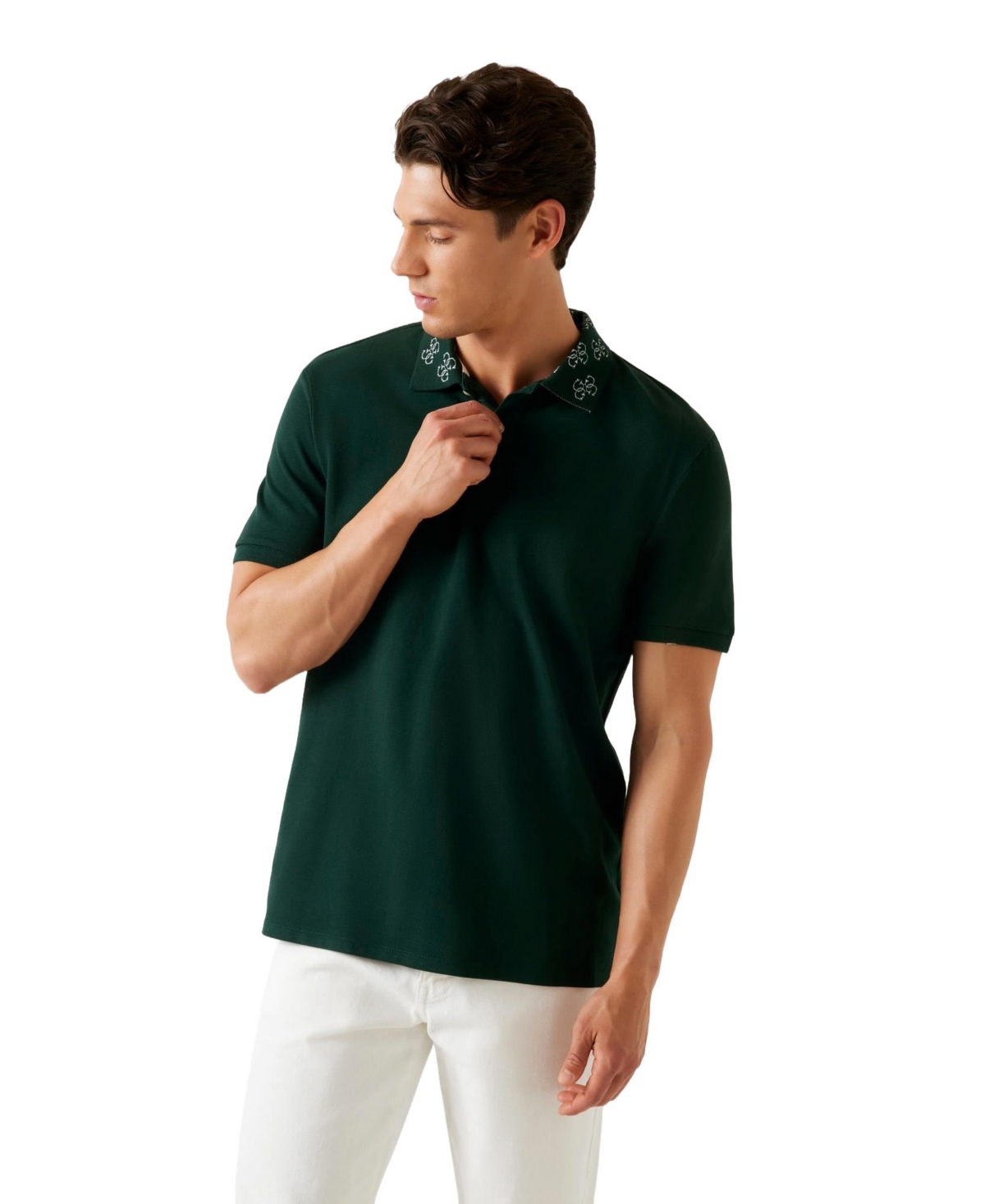 Guess Men's Short Sleeve Polo Shirt