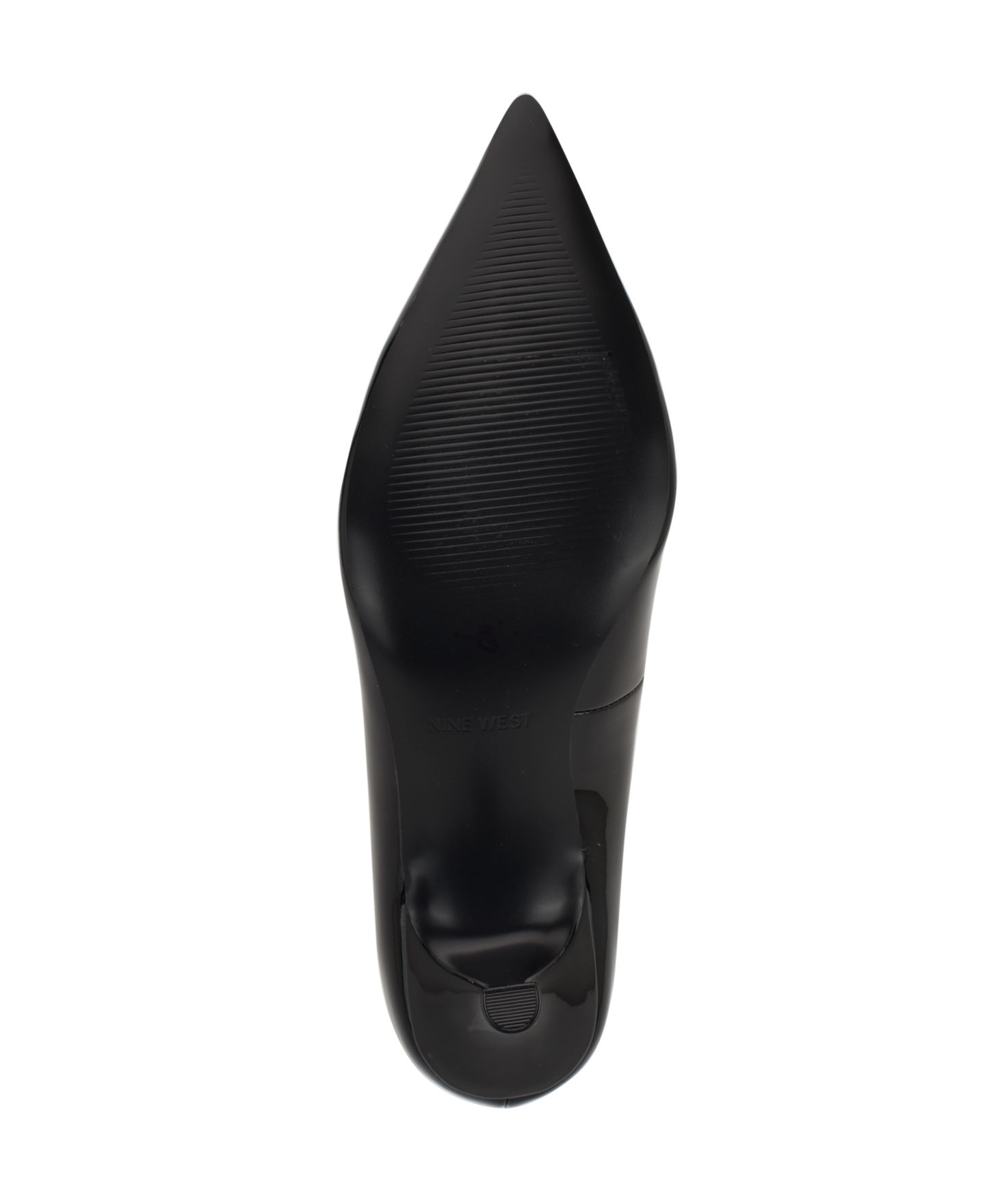 Женские туфли Nine West Sisko Tapered Kitten Heel Pumps, цвет: Чёрный лаковый — фото 5