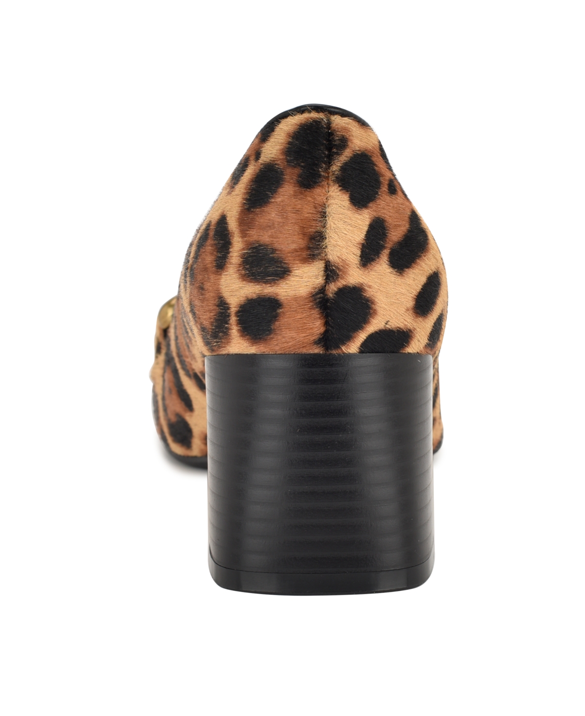 Nine West Women's Veepe Bit Block Heel Loafers In Animal Print