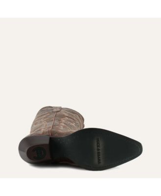 Olivia Leather Cowgirl Boots - Stylish Western Footwear & Comfort By Buck & Brana