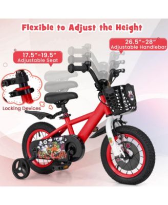 12 Inch Kids Bike for 3-8 Years Old Sport Bicycle with Adjustable Handlebar and Saddle