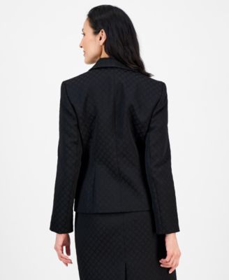 Women's Shawl-Collar Jacket & Pencil Skirt Suit Set