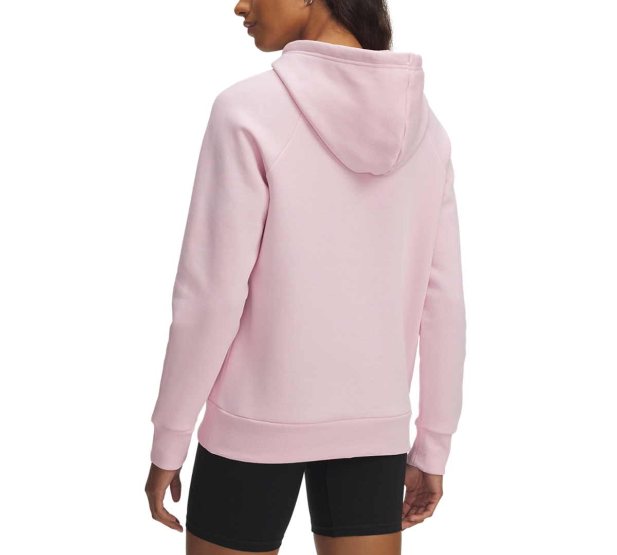 Under Armour Women's Rival Fleece Shimmer Hoodie In Pink