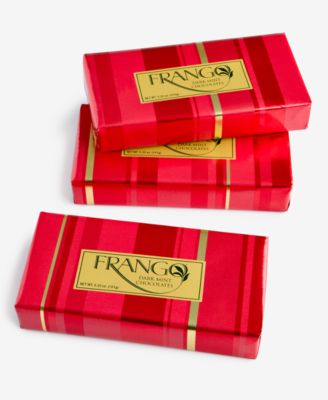 3 Pack Holiday 1/3 LB Wrapped Dark Mint Chocolate Gift Boxes, Created for Macy's