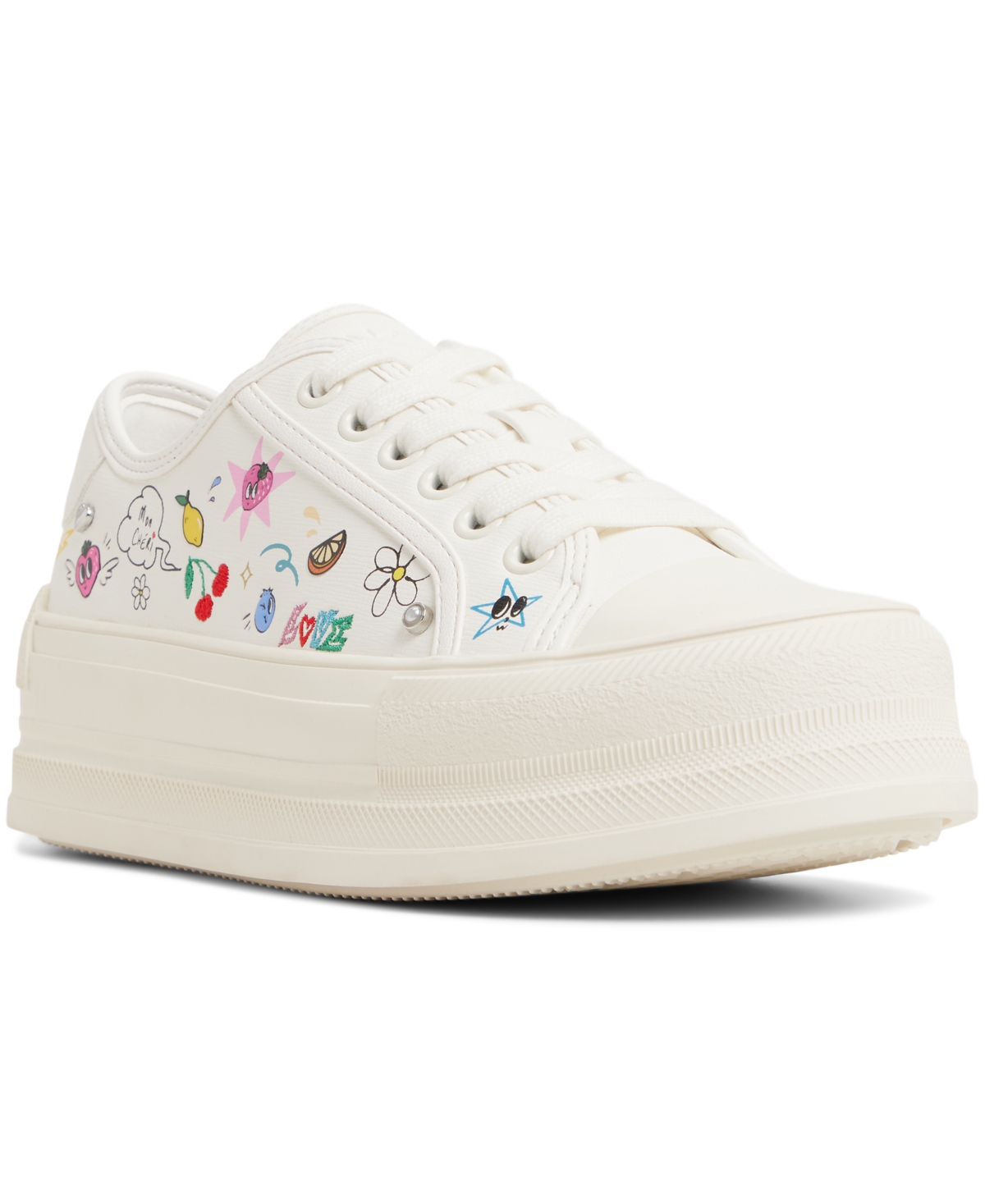 Women's Rayes Low-Top Sneakers - White Multi