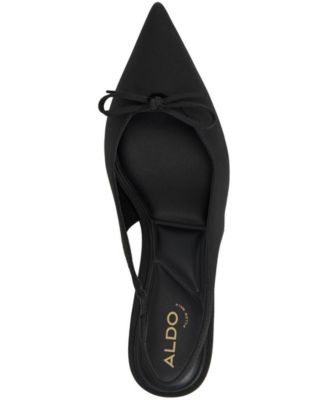 Women's Azizza Sling-Back Bow Kitten Heel Pumps
