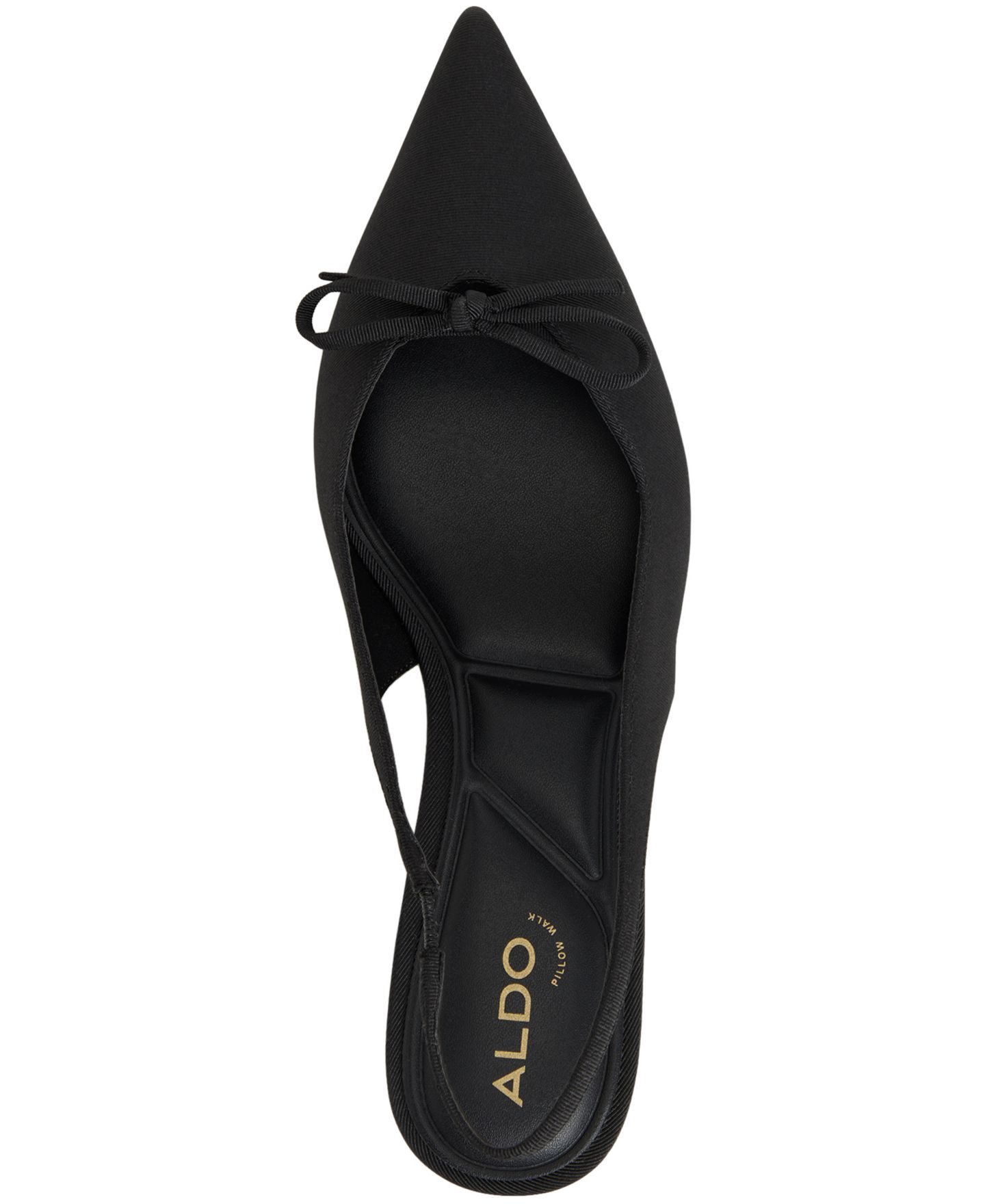Женские туфли ALDO Azizza Sling-Back Bow Kitten Heel, цвет: Чёрный — фото 4