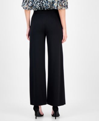 Women's Knit Wide-Leg Pants