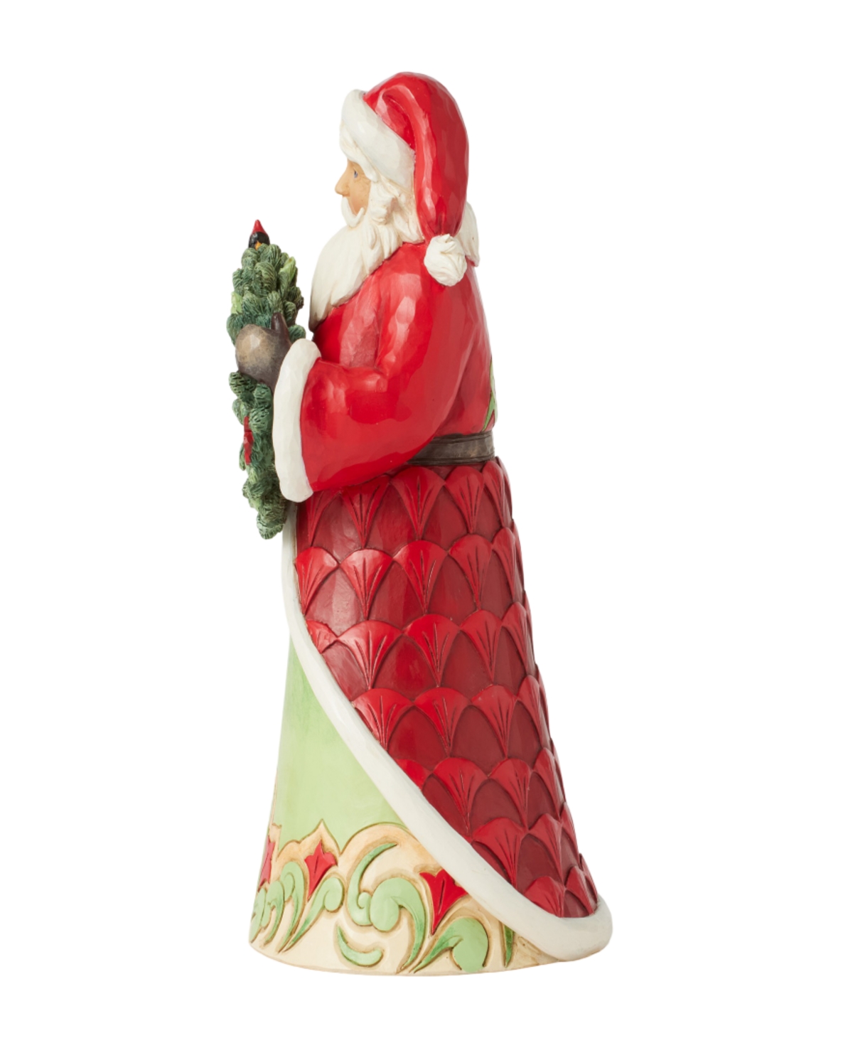Jim Shore Santa Believe Wreath Figurine In Multi