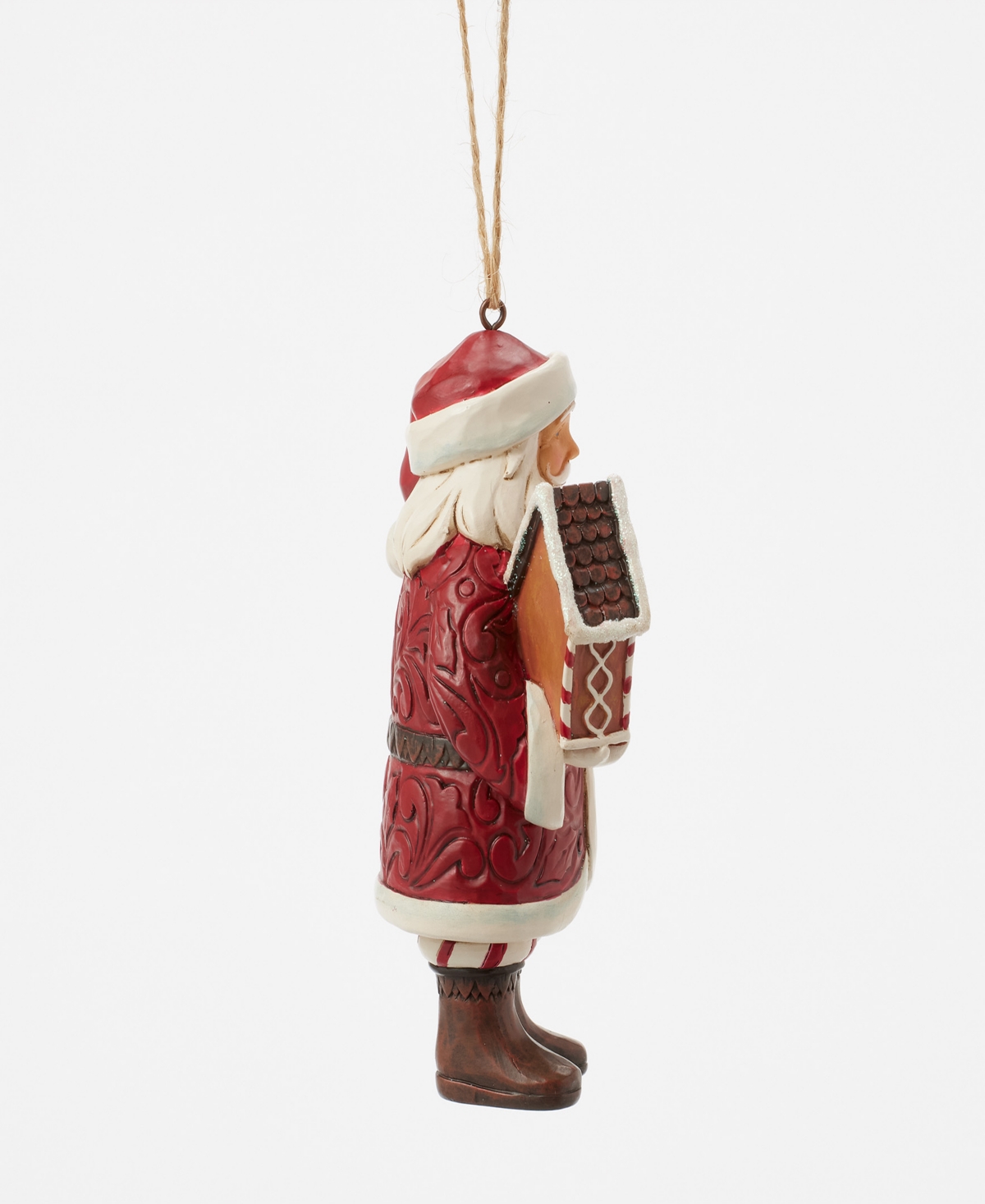 Jim Shore Gingerbread Santa Ornament In Multi