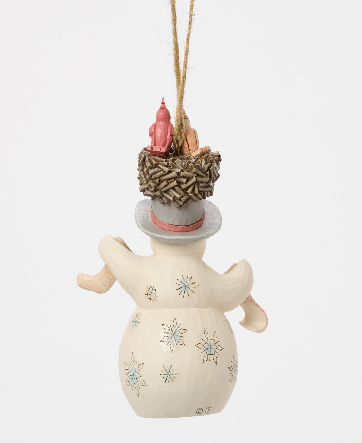 Jim Shore Wdlnd Dated 2025 Snowman Ornament In Multi