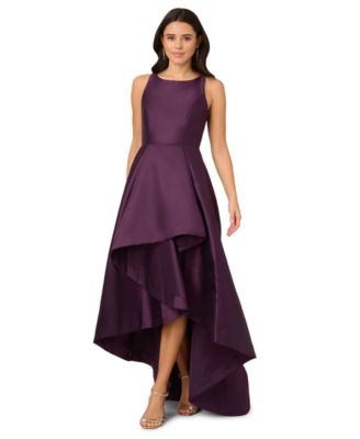 Adrianna Papell - High-Low Mikado Gown
