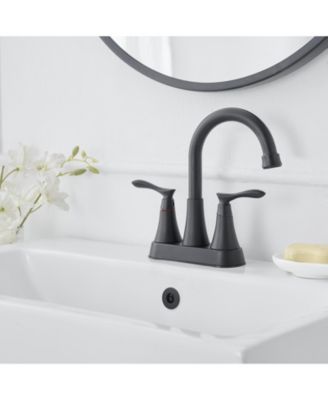 4 in. Centerset 2-Handle High-Arc Bathroom Faucet