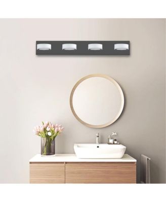 LED 4-Light Modern Vanity Wall Lighting Fixture for Bathroom Mirror
