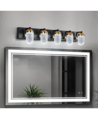 Vanity Lights With 5 LED Bulbs For Bathroom Lighting