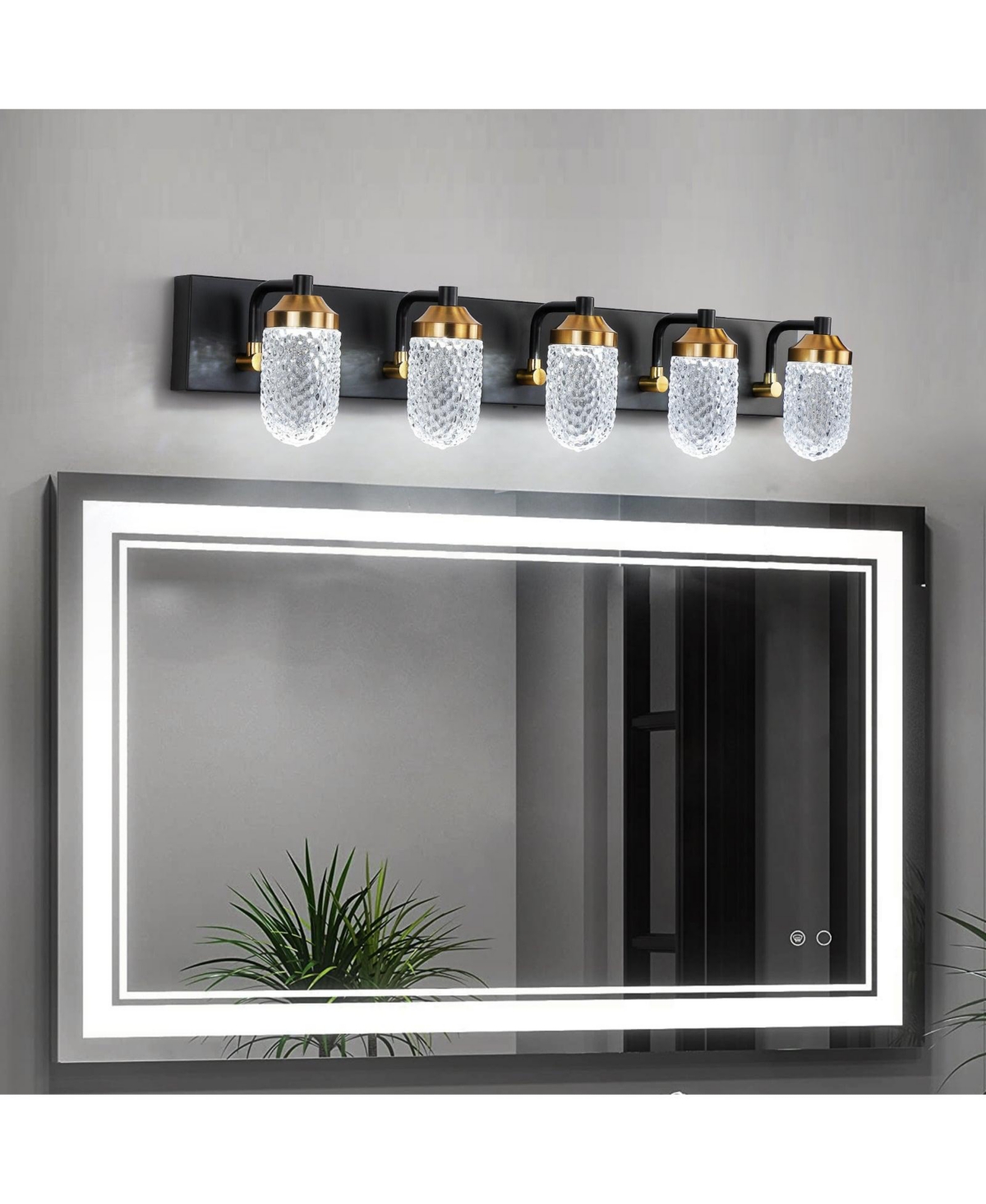 Flynama Vanity Lights With Led Bulbs For Bathroom Lighting