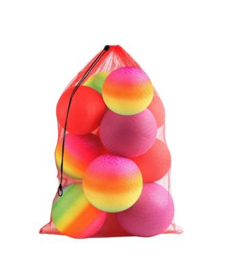 24"x36" Large Mesh Sports Ball Drawstring Bag for Gym Training, Football, Basketball, Swimming (Several Colors Available)