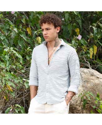 Men's Self-Design Wave Shirt