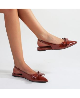 Cinnamon Slingback Flats