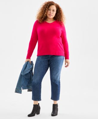 Plus Size Hooded Luxsoft Sweater