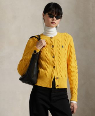 Polo Ralph Lauren - Women's Cable-Knit Wool-Cashmere Cardigan