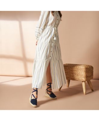 Escala Canvas Espadrille Wedges