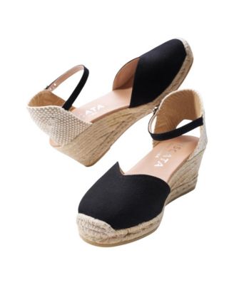 Reus Canvas Espadrille Wedges