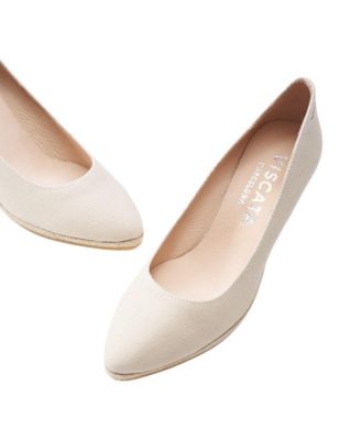  Roses Canvas U Cut Espadrille Wedges