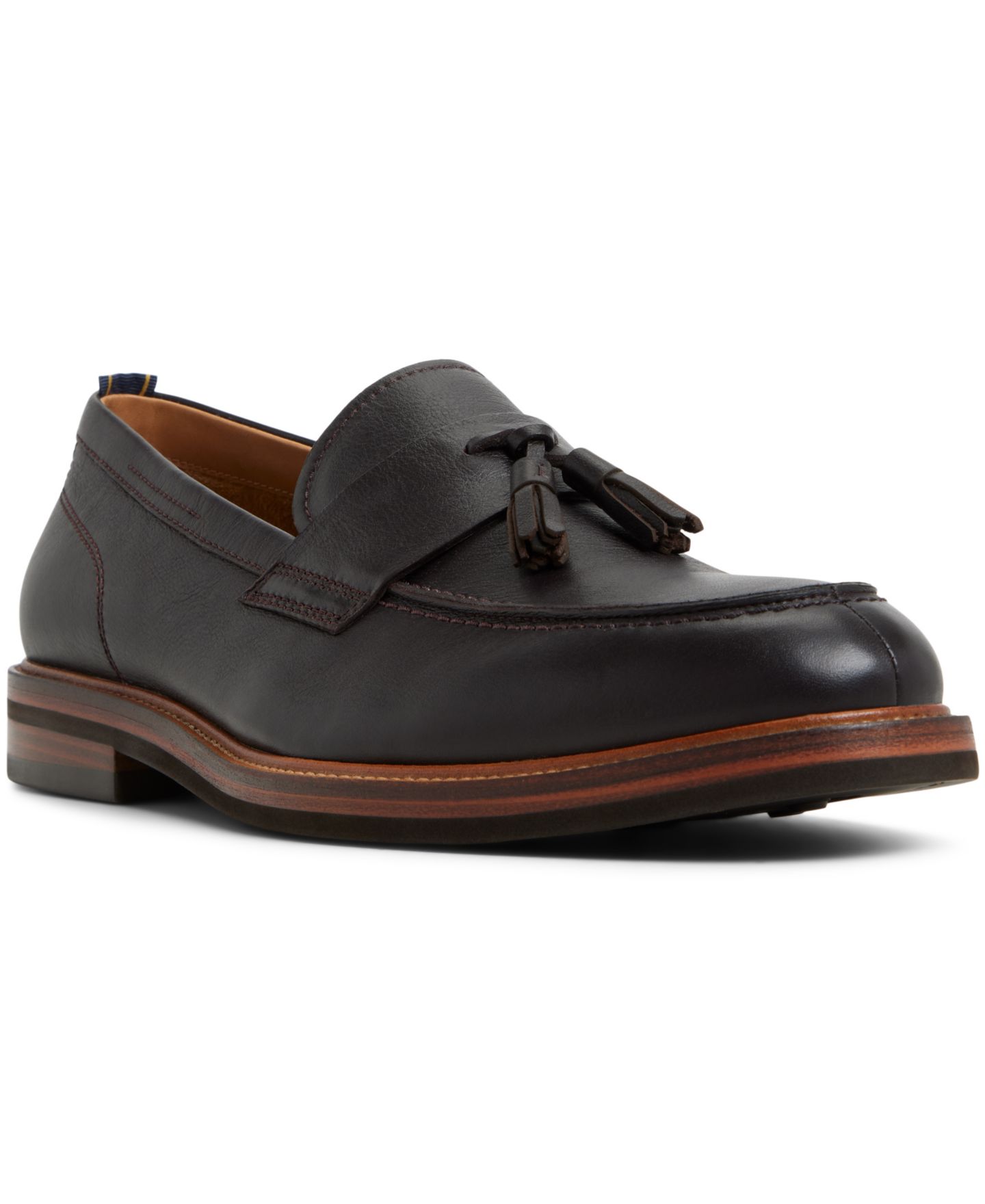 Мужские туфли Brooks Brothers Bellmore Tassel, цвет: Средний коричневый — фото 1