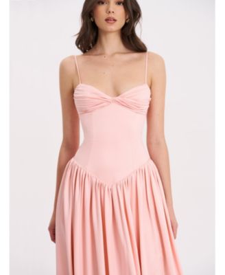 ワンピース Mary logo ribbon midium dress Pink mdl_1_033e9641-b657-484b-a26d-