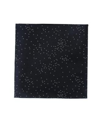 Men's Mystere Metallic Star Light 12 x 12 Silk Pocket Square