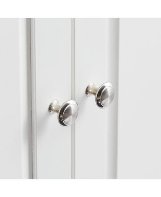 62.5"H Tall Storage Cabinet with 2 Drawers for Bathroom or Office Use