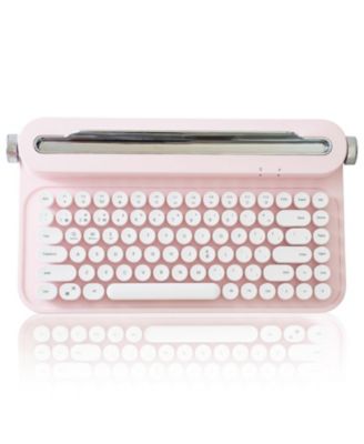 ACTTO B305 Wireless Keyboard, Retro Bluetooth Aesthetic Typewriter Style Keyboard with Integrated Stand