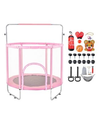 Trampoline for Kids Mini Toddler Trampoline with Net Indoor Outdoor