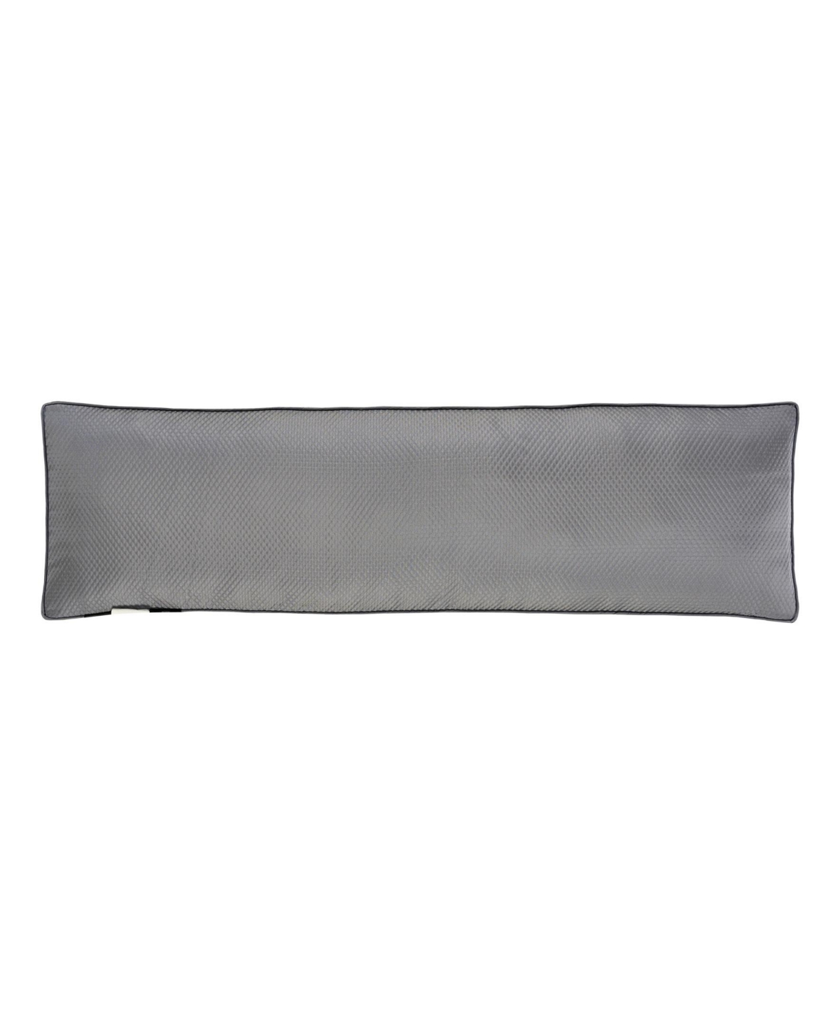 J Queen New York Excelsior Bolster Decorative Pillow, 15" X 52" In Gray
