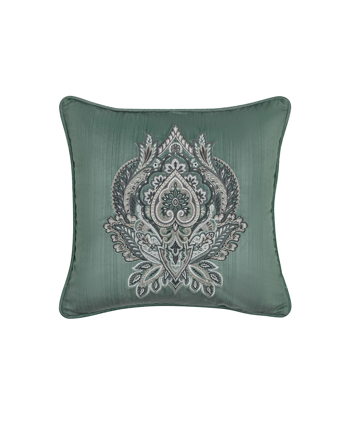 J Queen New York Nico Square Decorative Pillow, 18" X 18" In Blue