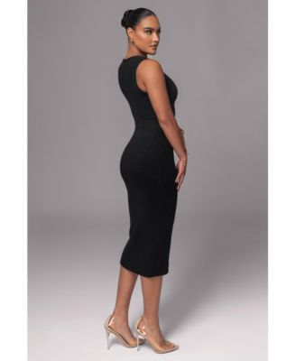 Women's Sleeveless Cable Knit Dress