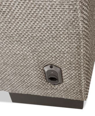 Miren 4-Pc. Fabric Sectional with 2 Power Headrest Recliners, Exclusively at Macy's