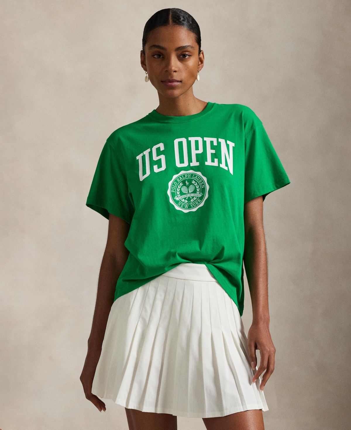 Polo Ralph Lauren Women's Us Open Crest Logo Jersey T-shirt