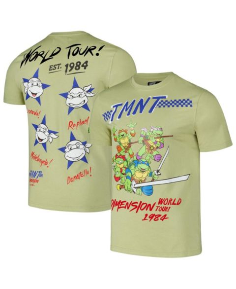 Мужская футболка Freeze Max Green Teenage Mutant Ninja Turtles Dimension World Tour 1984