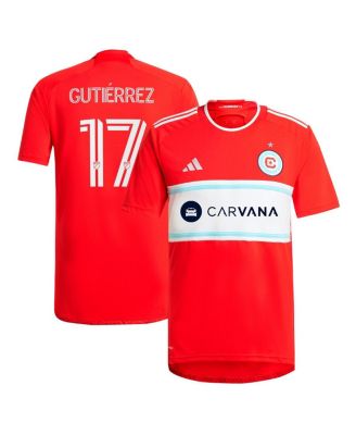adidas - Men's Brian Gutierrez Red Chicago Fire 2024 Return To Red Replica Player Jersey