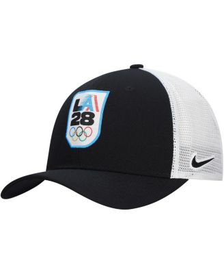 Nike - Men's Black LA28 Rise Trucker Adjustable Hat