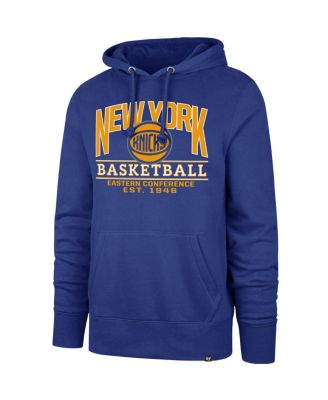 Men's and Women's Royal New York Knicks Good Call Headline Pullover Hoodie